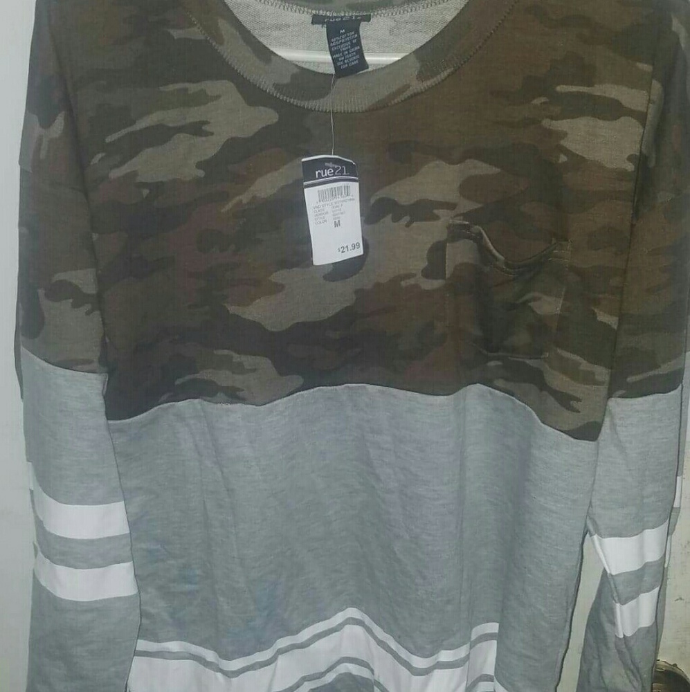 Rue 21 Camo long sleeve